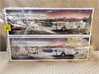 (2) 89' Hess Toy Firetrucks