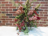 Large Floral Arrangement with Nice Urn Container