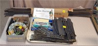 Lot of HO tracks, Components, & Wires