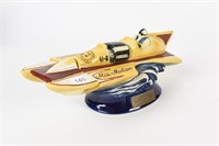 MISS MADISON HYDROPLANE WHISKEY DECANTER 13"