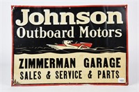 JOHNSON OUTBOARD MOTORS SST SIGN 19.5"X13.75"
