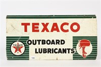 TEXACO OUTBOARD LUBRICANTS SST RACK TOPPER SIGN