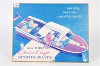CHRIS CAFT SPORT BOATS AD MOUNTED ON BOARD