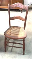 Early Cane Bottom Chair