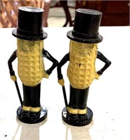 Mr. Peanut Salt and pepper Shakers