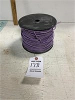 Looks to be 12 Gauge Purple Electrical Wire