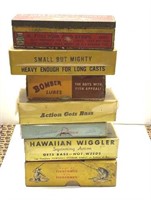 All early Fishing Lure Boxes