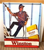 Winston Tobacco advertising sign