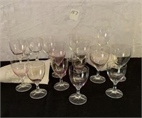 16 Assorted Wine Glasses