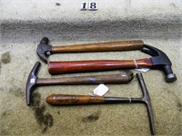 4 – Hammers: Heller 8oz. upholstery w/ claw on