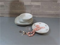 DISHES & COSTUME JEWELRY
