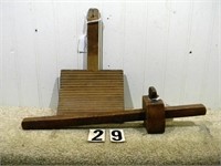 2 – Wooden marking gauges attributed to “The