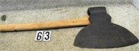J.B. Stohler, X-branded, broad squaring axe, P-G