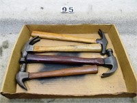 4 – Various claw hammers: Stanley “100 Plus”
