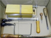 Tray lot assorted tools: “To Ho” Japanese, box