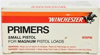 1000 count Winchester Small Pistol Primers for Mag