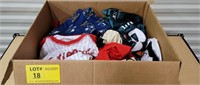 Box lot of miscellaneous sports apparel