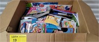 Box lot of Children's Books & Activities