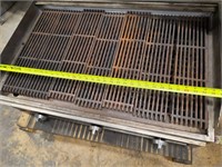 36" gas commercial 3 burner table top grill