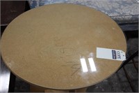 Round Table with Glass Top