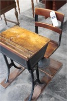 Antique School Desk