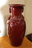 Large Red Vase