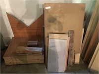 Large Selection of Shelving Board, Etc.