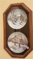2 KEIRSTEAD PLATES IN FRAME