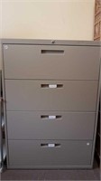 GLOBAL 4-DRAWER LATERAL FILING CABINET