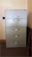 GLOBAL 5-DRAWER LATERAL FILING CABINET