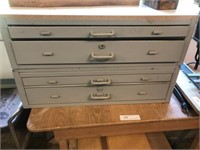4 Drawer Metal Cabinet with Slide Out Drawers