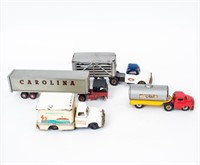 Vintage Toy Trucks /Trailers Linemar +