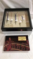 Key shadow box with keys address book