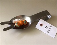 Stainless spoon rest and specialty serving items