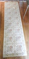 Machined floral runner 93” x 24”