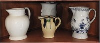 Delft Winterthur model 9” pitcher, Earthenware