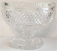 Signed Waterford Crystal 7” compote
