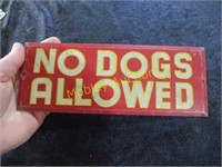 VINTAGE METAL SIGN