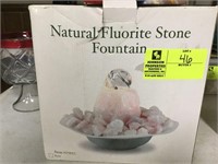 natural fluorite stone fountain