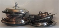 Silver and silver plated lot: Sterling silver