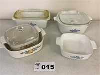 ASSORTMENT OF CORNING WARE DISHES