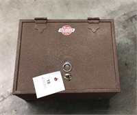 Hercules locking safe brown