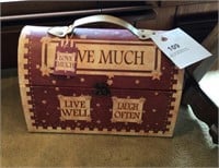 Live well storage box, gift box or crafting