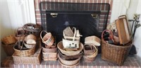 Large Qty of baskets in various shapes and sizes
