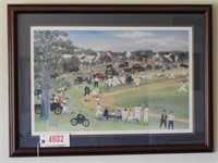 “The Plays at Home” framed print by Will Hory