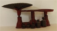 Highly collectable mini cast iron candy scale