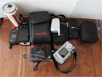 Electronics lot: flip phones, Kodak digital