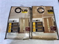 INSOLA BLACKOUT LINER 84IN ( 2 PK DIFFERENT COLOR