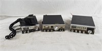 3 Mobile Cb Radios - Realistic Trc 424/25, Midland