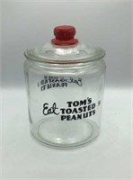 Tom's Peanuts Country Store Counter Jar